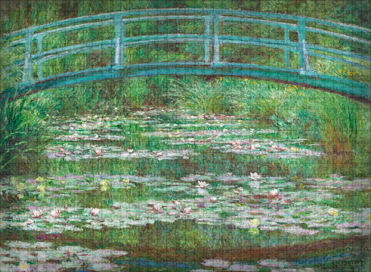 The Japanese Footbridge by Claude Monet